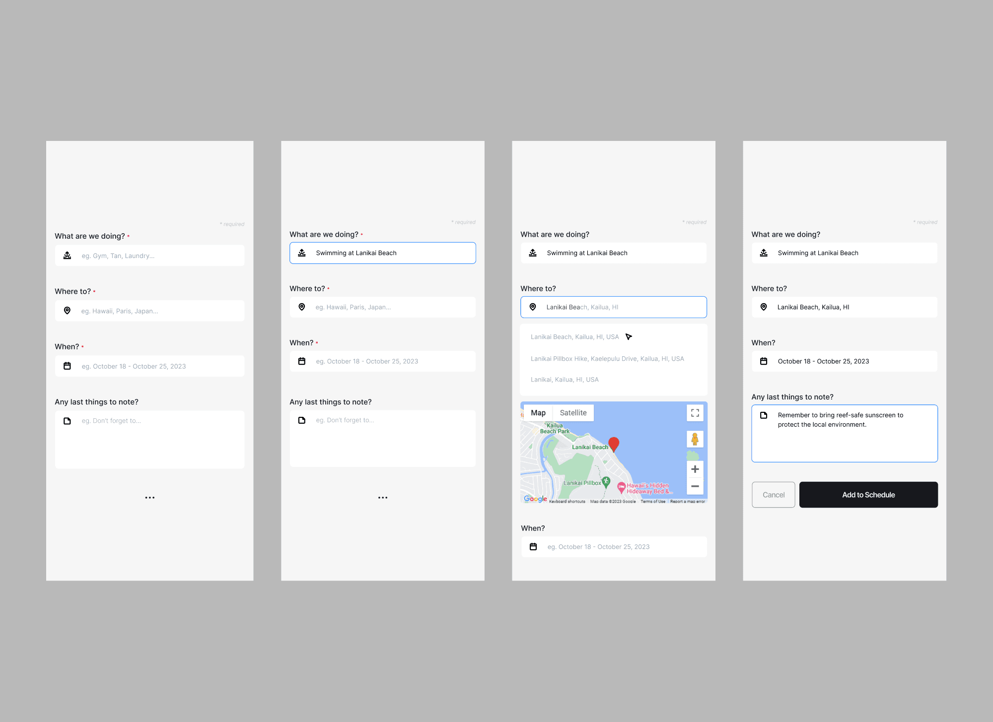 New schedule, responsive